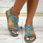 Zina | Orthopädische Kristall Sandalen