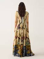 YASMIN | Künstlerisches Florales Maxikleid