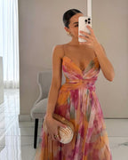GISELLE | Chiffon Maxi Kleid