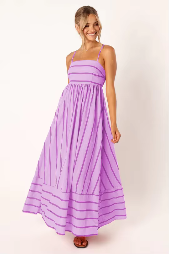 MEYRA | Sommer Gestreiftes Maxikleid