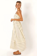 MEYRA | Sommer Gestreiftes Maxikleid