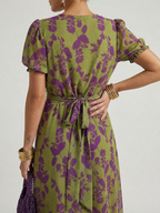 LISANNE | Blumen-Maxikleid