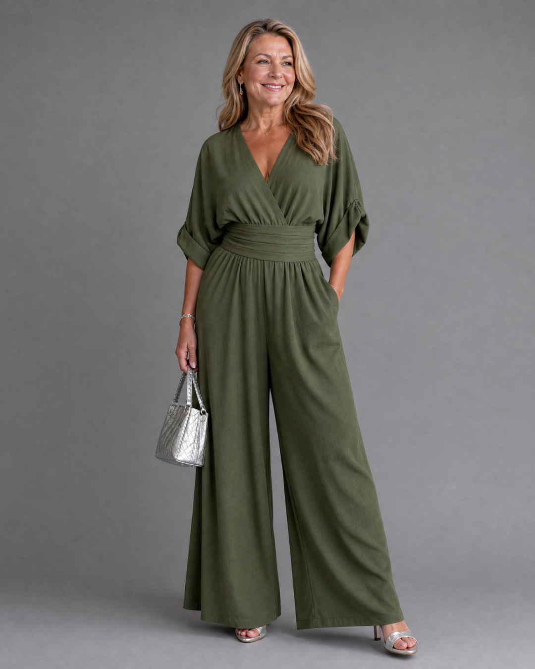EMENE | Relaxed Wide-Leg-Jumpsuit