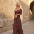POPPY | Elegantes Kleid mit Blättermuster