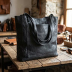 THESSALY | Klassische Leder-Tote