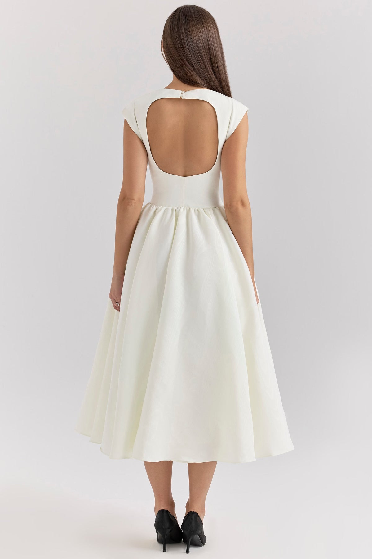 FARAH | Midikleid mit Kappenärmeln