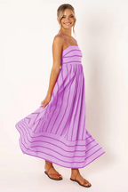 MEYRA | Sommer Gestreiftes Maxikleid