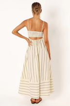 MEYRA | Sommer Gestreiftes Maxikleid