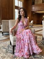 DAPHNE | Florale Maxikleid