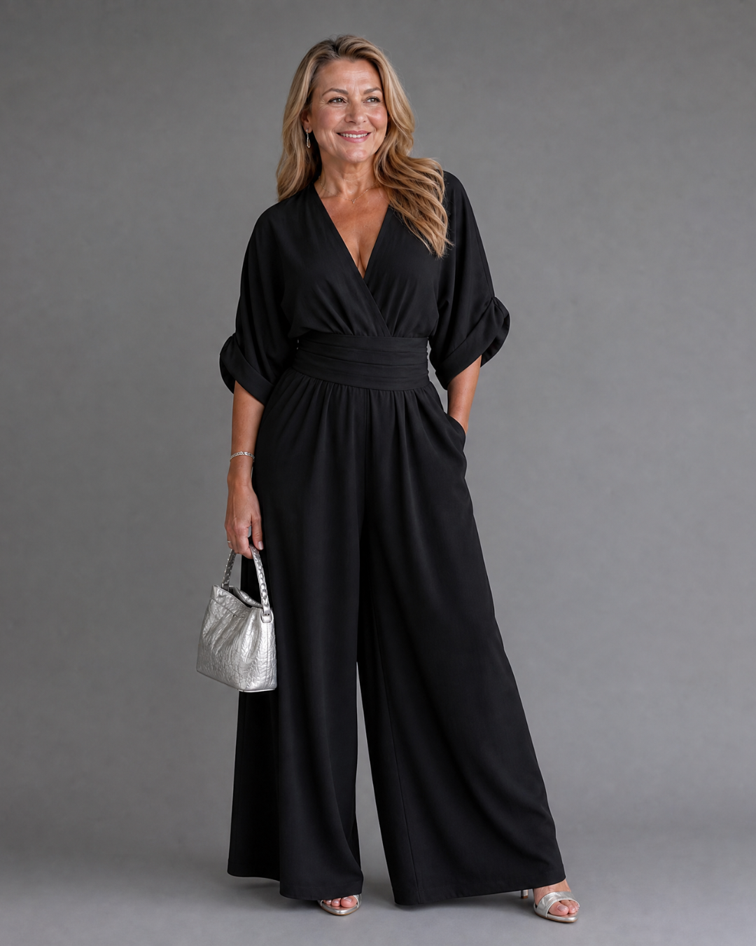 EMENE | Relaxed Wide-Leg-Jumpsuit