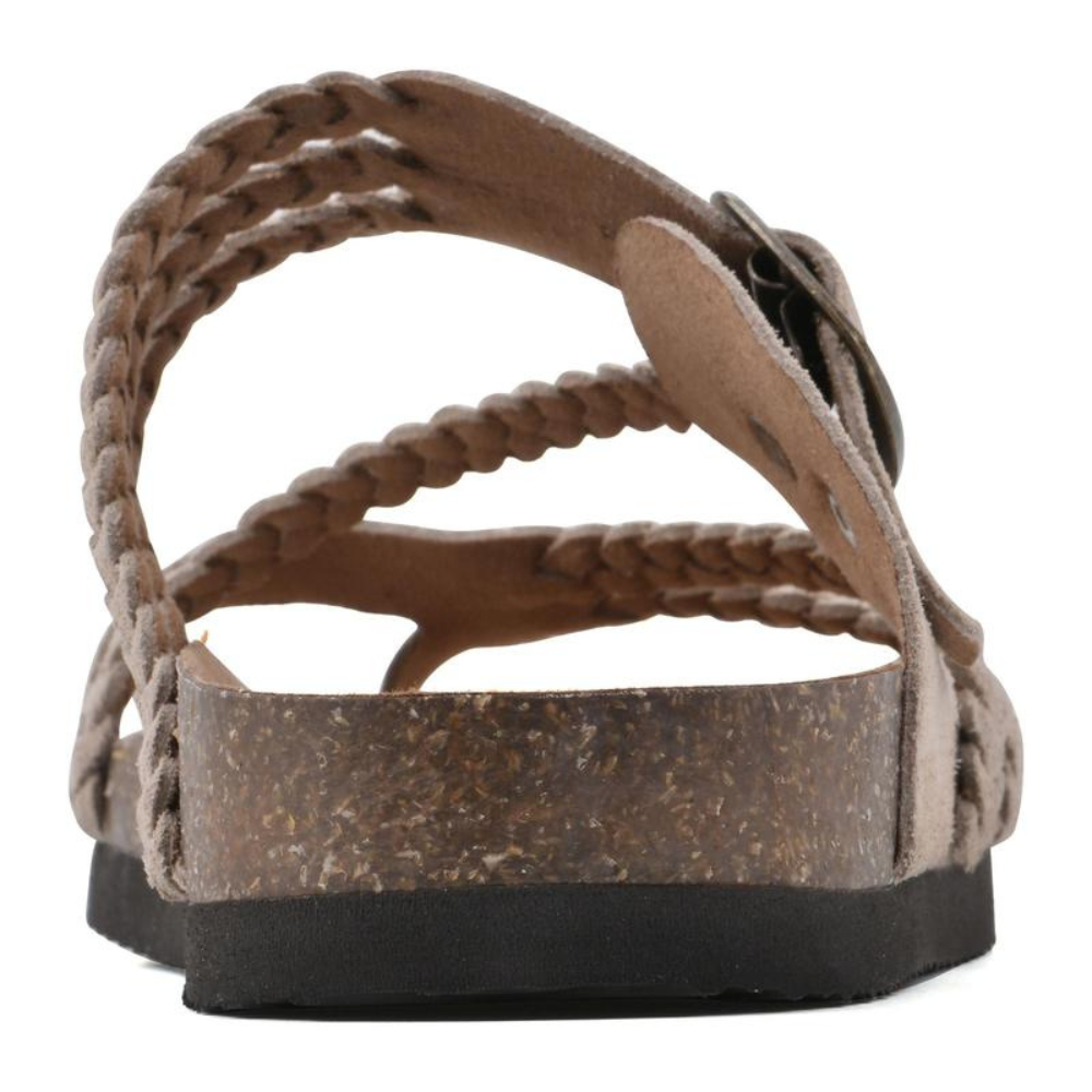 HANNE | Flache Sandalen mit Geflochtenen Riemen