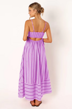 MEYRA | Sommer Gestreiftes Maxikleid