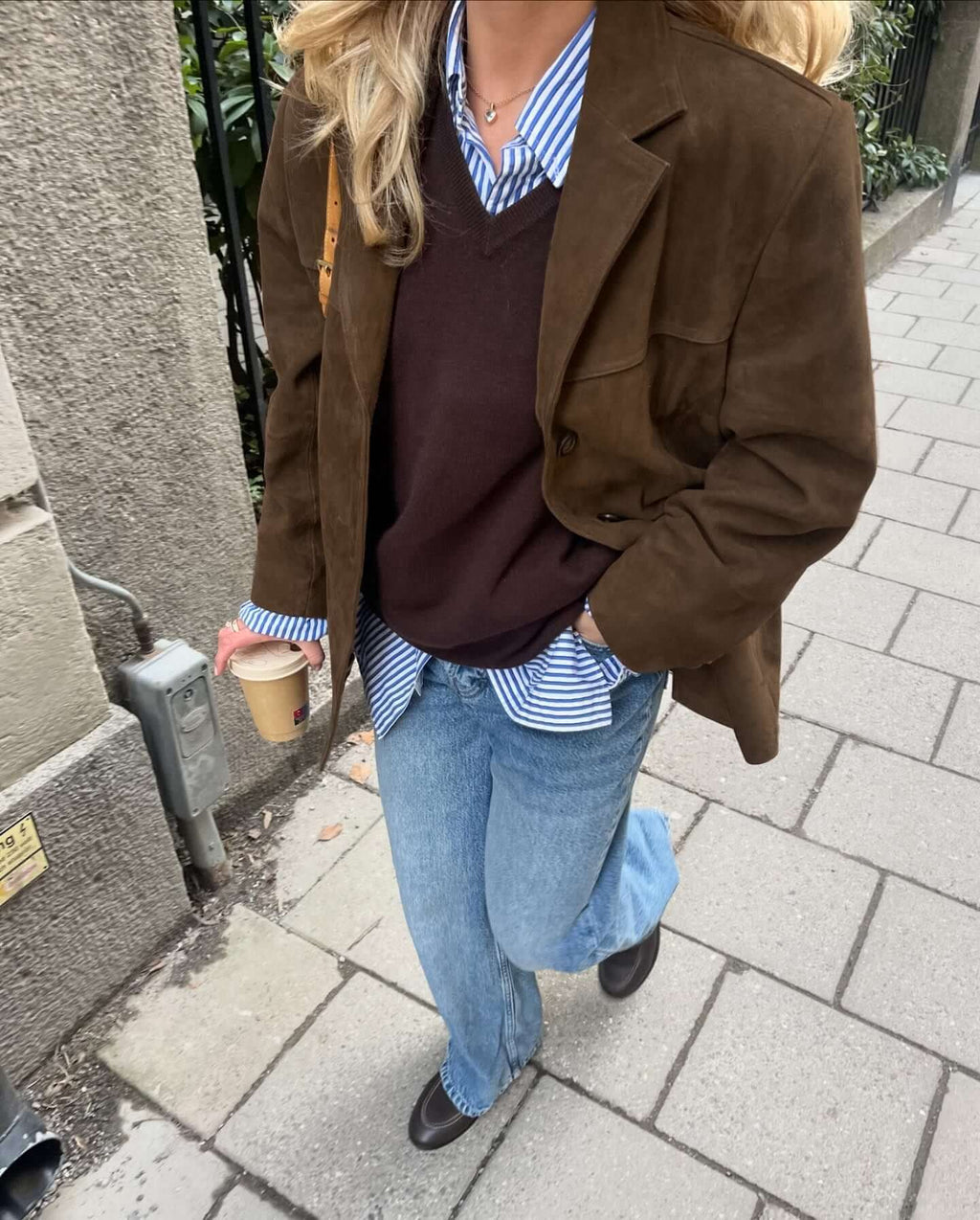 NADIA | Schicker Wildleder-Statement-Mantel