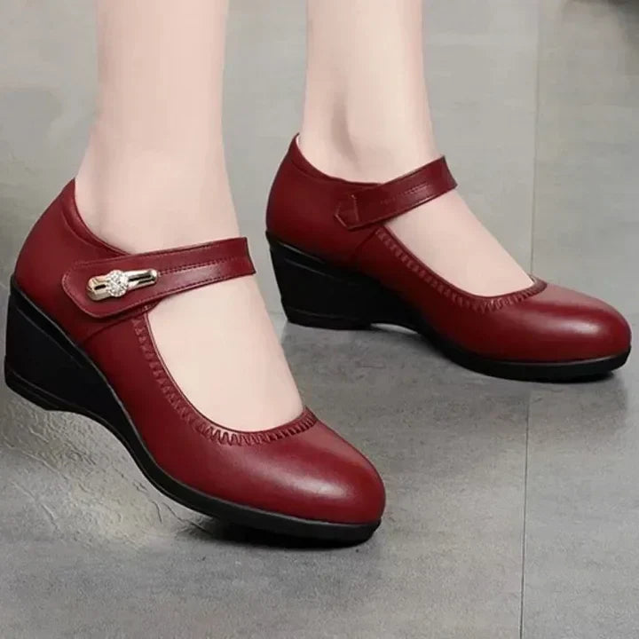 LYDIA | Bequeme Mary Jane Keilschuhe
