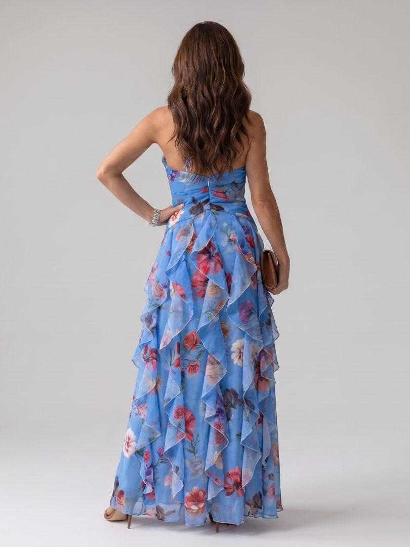 DAPHNE | Florale Maxikleid