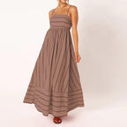 MEYRA | Sommer Gestreiftes Maxikleid