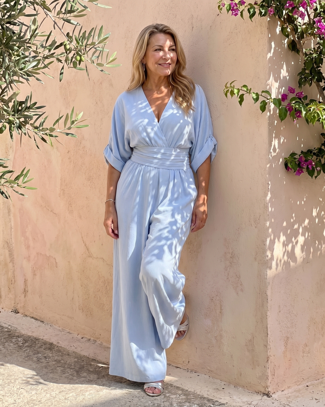 EMENE | Relaxed Wide-Leg-Jumpsuit