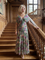 ANNEMARIE | Off-Shoulder Flow-Maxikleid