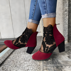 NORA | Elegante Spitzen High Heels