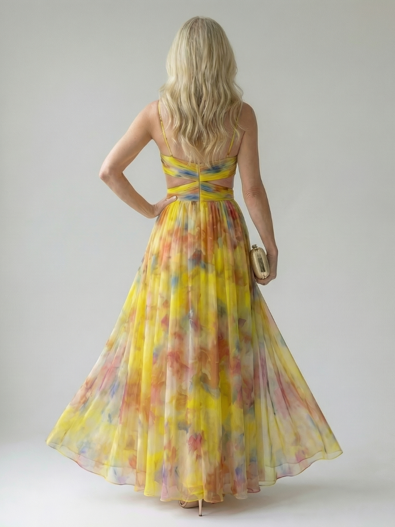ELINE | Weiches Wickel-Maxikleid