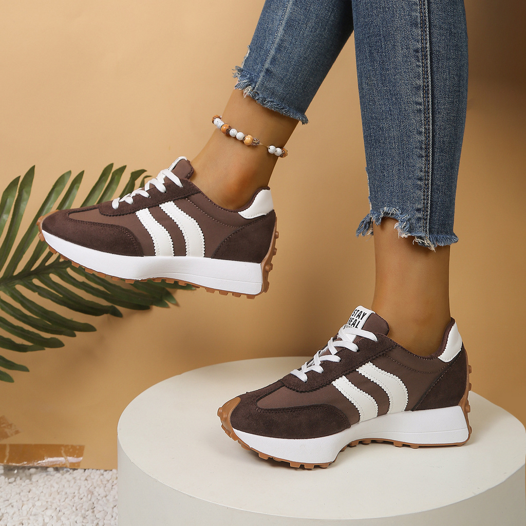 CLEO | Retro-Sneaker mit Schnürung