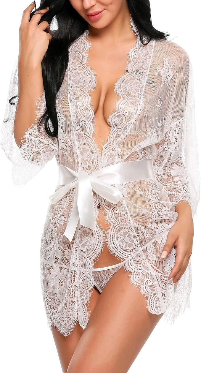 ISABELL – Verführerisches Kimono- & Babydoll-Set