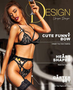 VANESSA – Sexy Lingerie-Set mit Strumpfhalter