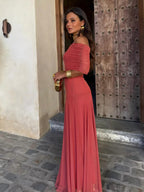 JEANNE | Elegantes Mesh-Maxikleid