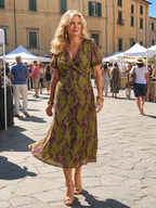 LISANNE | Blumen-Maxikleid