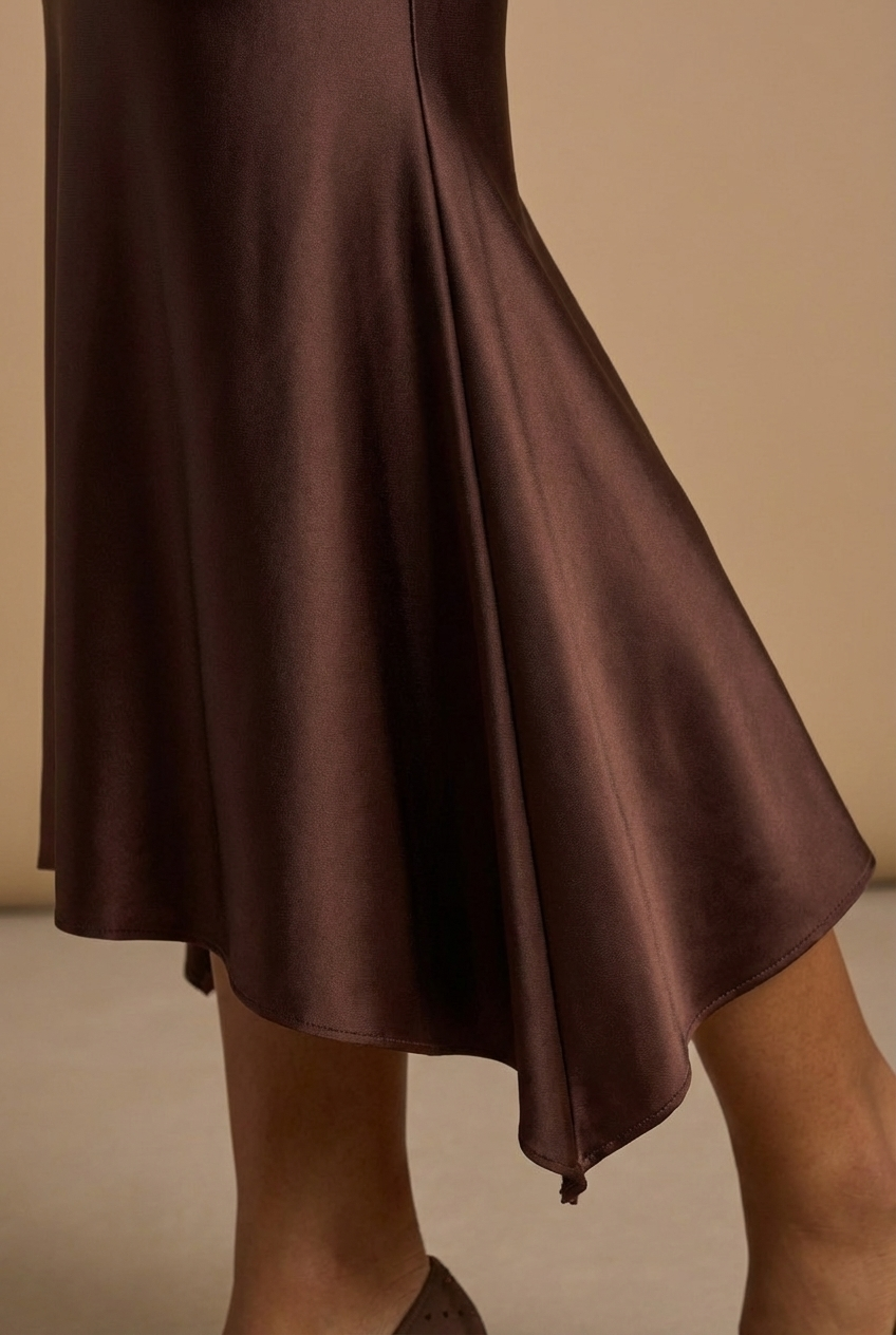 AIMEE | One-Shoulder-Midikleid