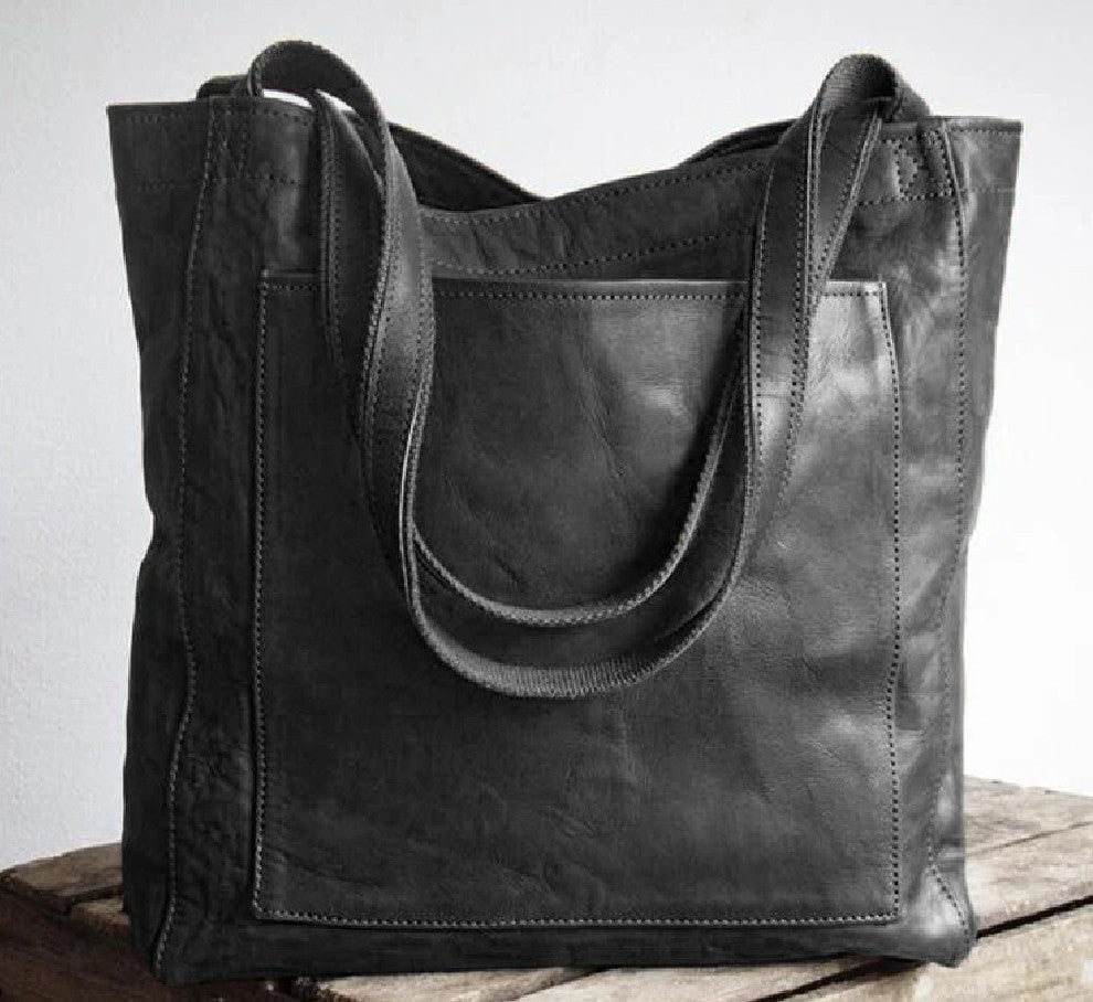THESSALY | Klassische Leder-Tote