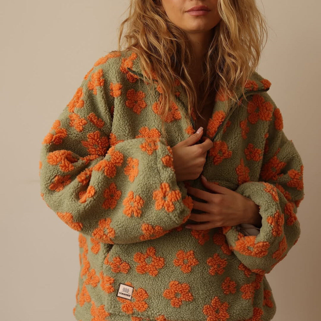 Lilly™ | Fleece-Pullover Bloom