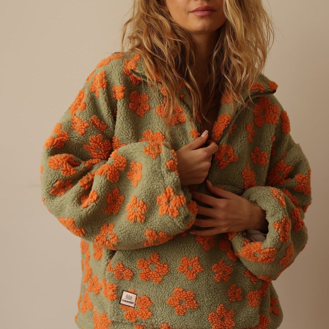 Lilly™ | Fleece-Pullover Bloom