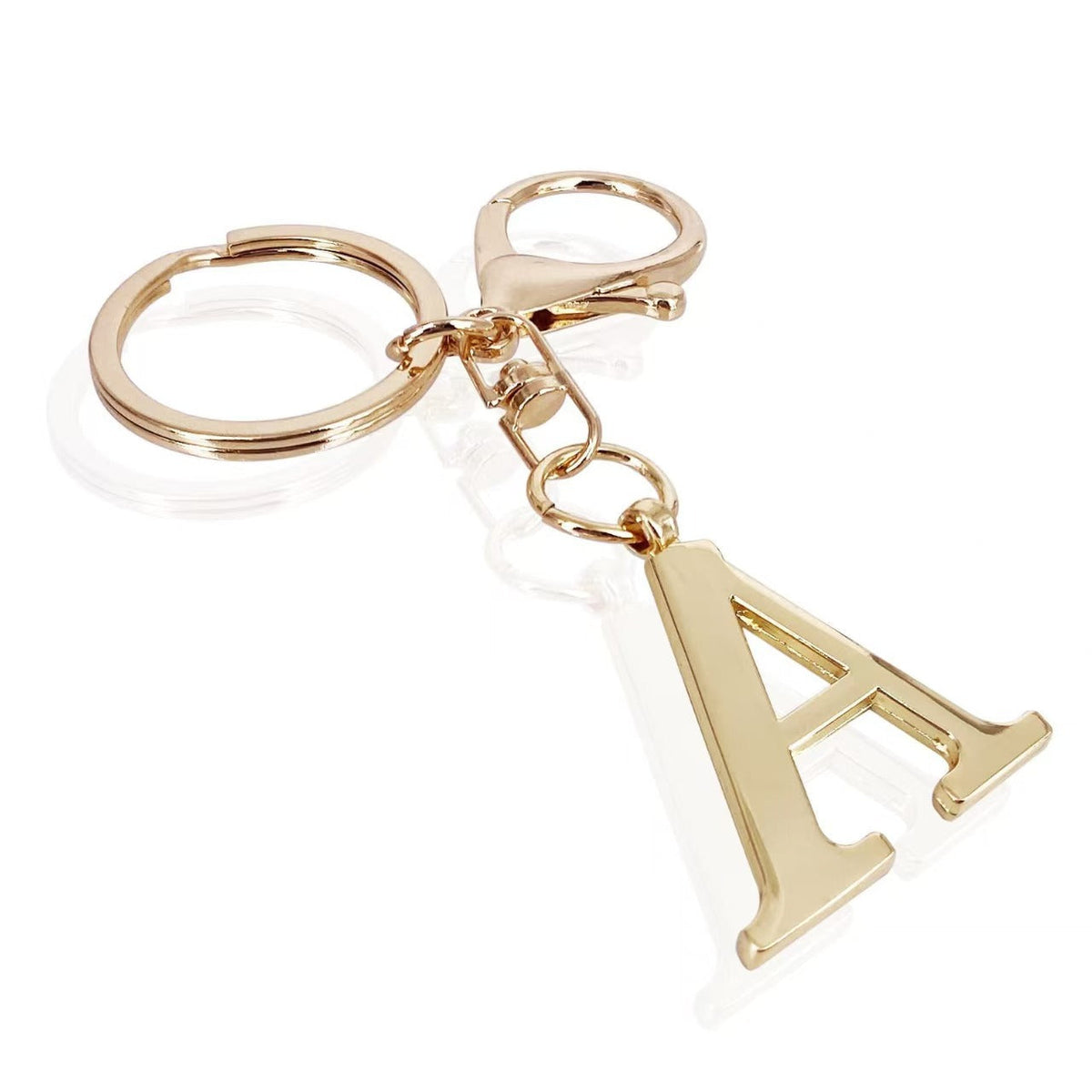 Initial | Eleganter Bag Charm in Goldoptik