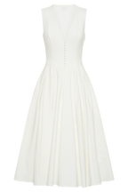 CHRISTINE | Ärmelloses Midikleid
