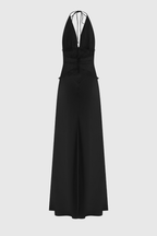 SELINA | Stilvolles Maxikleid mit Transparenter Taille