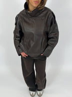 LAUREN | Oversized Kunstlederjacke