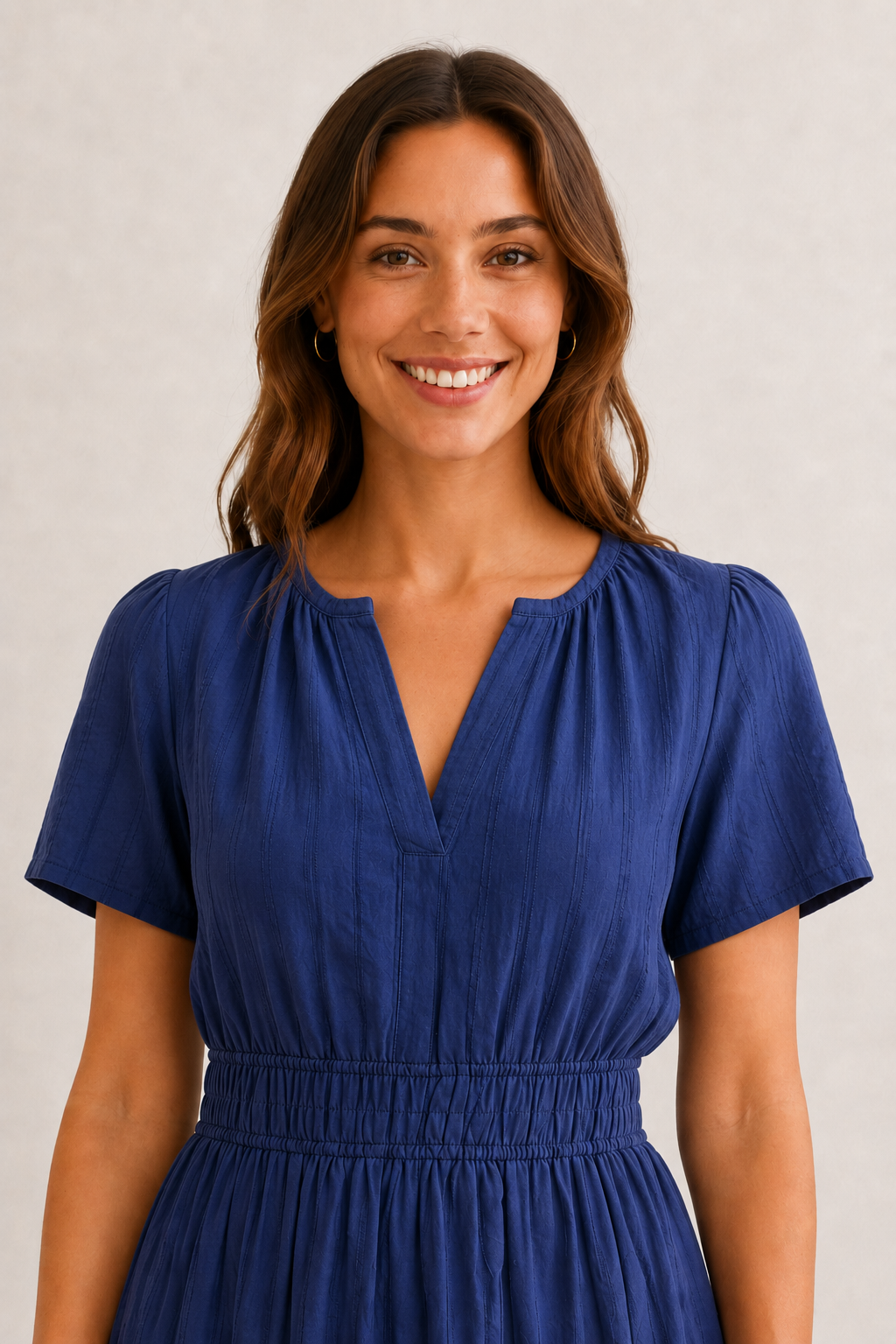 SINJA | Maxikleid mit Smokbund und Stufenrock