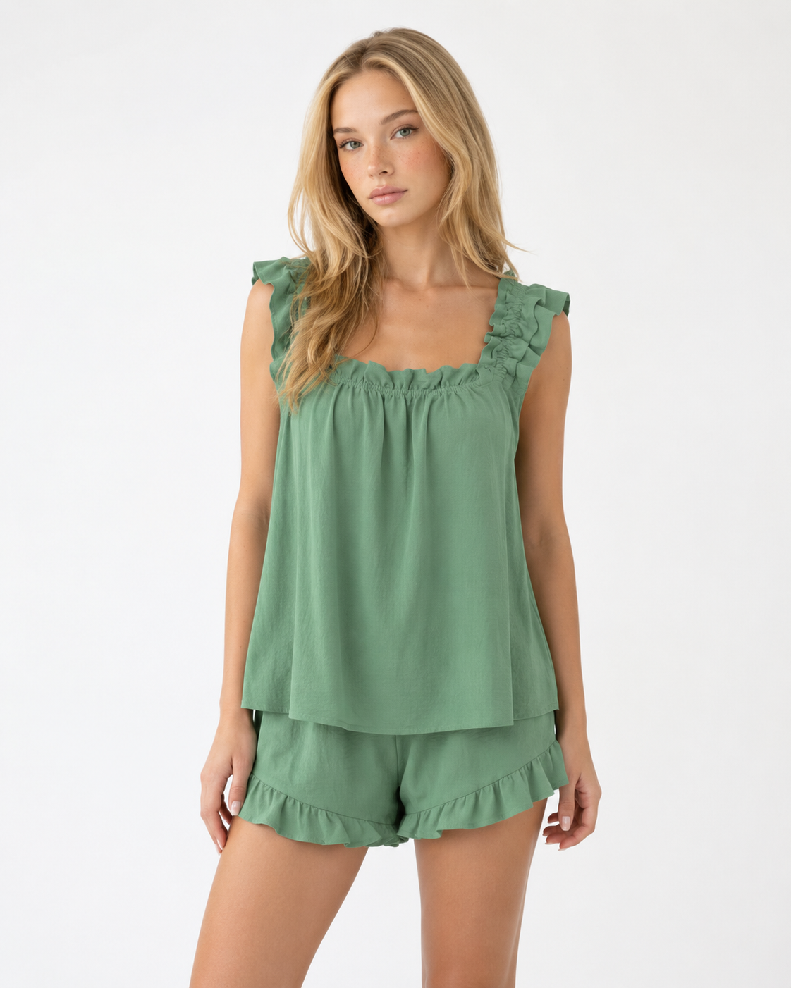 CHIARA | Ärmelloses Pyjama-Set