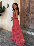JEANNE | Elegantes Mesh-Maxikleid