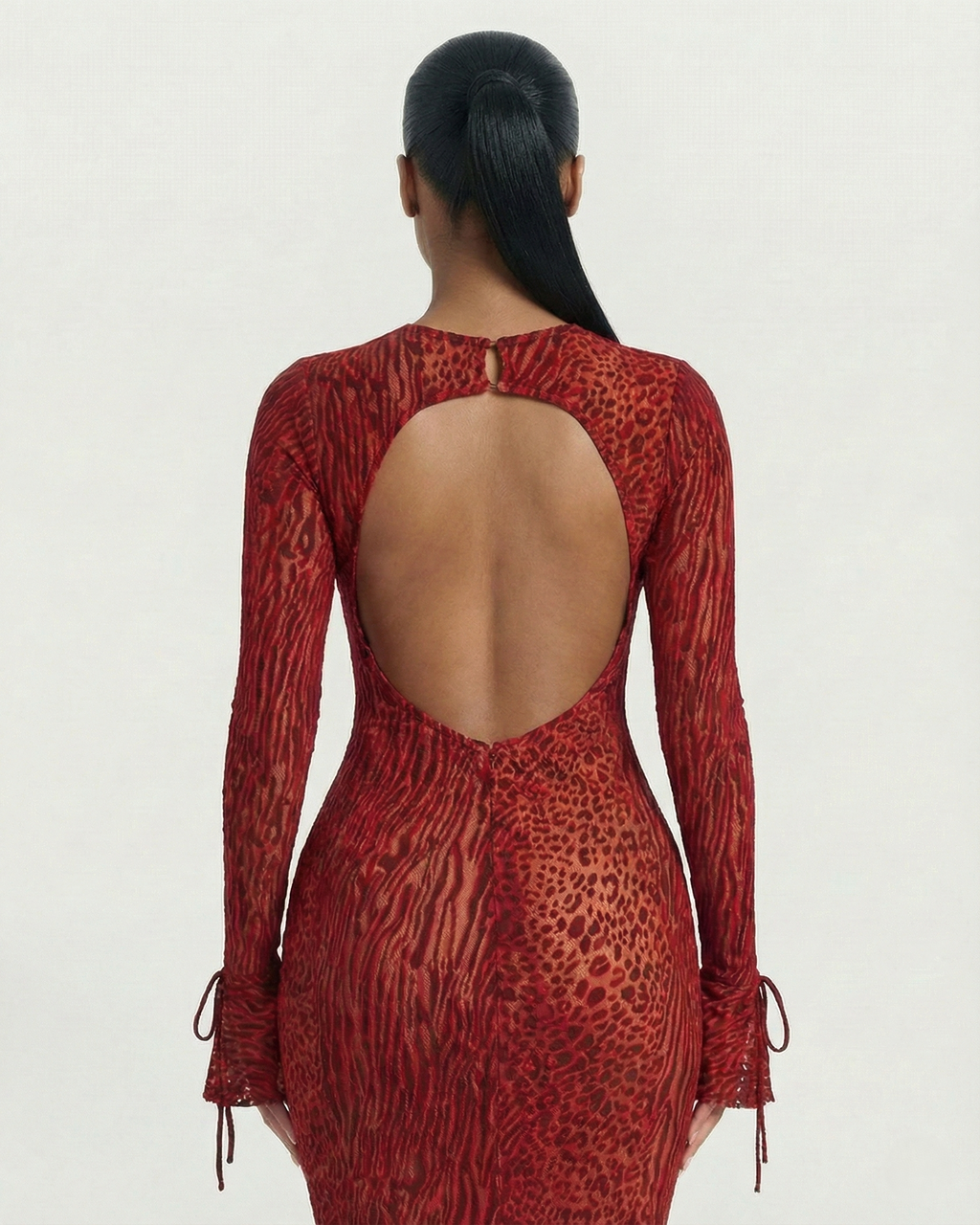 FLORENTINE | Maxikleid mit ausgestellten Ärmeln