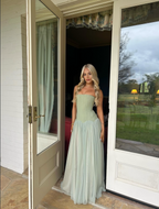 ARABELLA | Trägerloses Korsett-Maxikleid