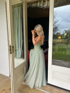 ARABELLA | Trägerloses Korsett-Maxikleid