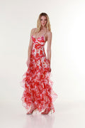 JAZZ | Anmutiges Maxikleid mit Volantsaum