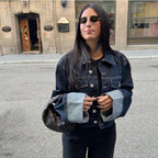 JADE | Zeitloses Denim-Jacken-Set mit gekrempelten Ärmeln