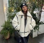 JASMIN | Weicher Teddy-Mantel