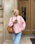 JOAN | Oversized Rosa Strickpullover