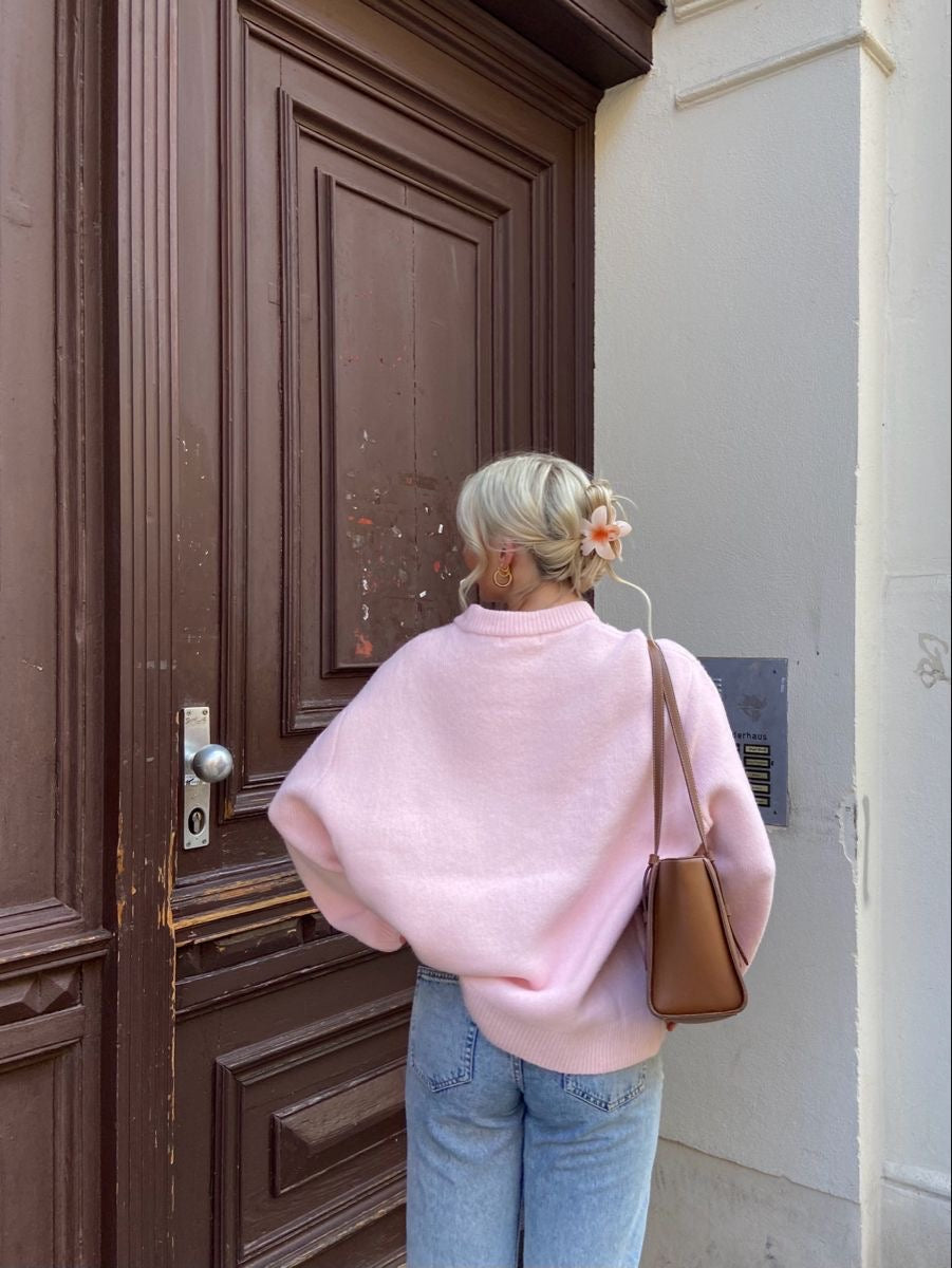 JOAN | Oversized Rosa Strickpullover