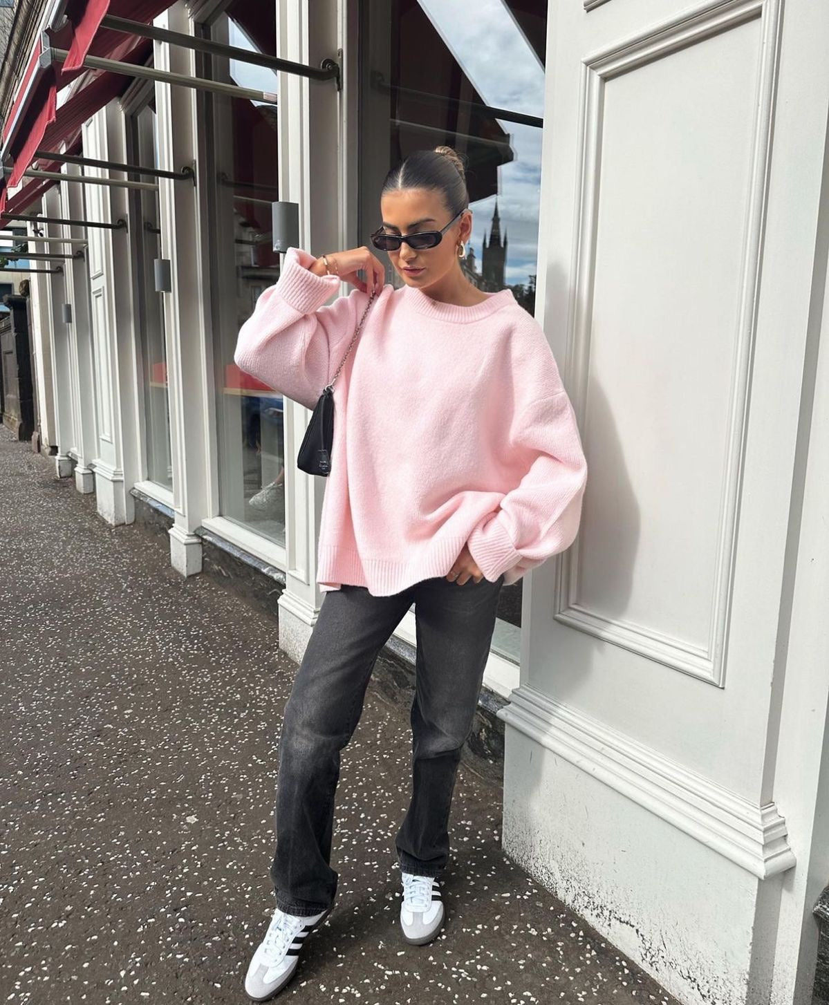 JOAN | Oversized Rosa Strickpullover