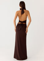CARMEN | Maxikleid mit Geraffter Taille